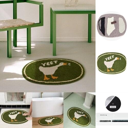 Funny Bathroom Rug Soft Bathtub Carpet Area Rugs Kitchen Rug Floor Mats Nordic Welcome Doormat Refinement Home Room Decor