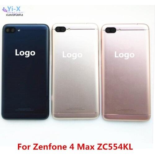 Back Cover For Asus Zenfone 4 Max ZC554KL Battery Door Back Case Housing with Camera Lens