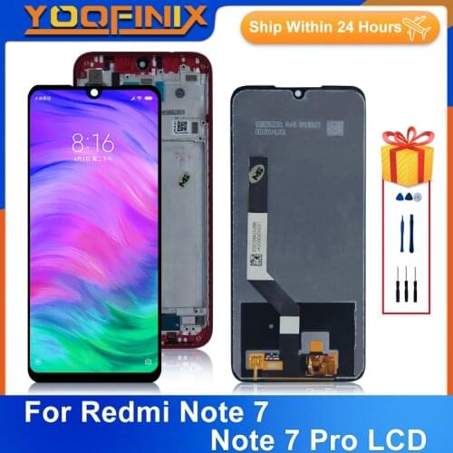 6.3"Original For Xiaomi Redmi Note 7 LCD Display Digitizer Replacement Parts For Redmi Note 7 Pro LCD M1901F7G M1901F7H Display