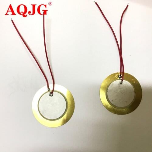 10PCS/LOT ,35mm Piezo Ceramic Element with cable length