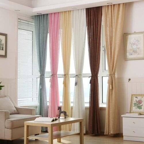 1049 Semi Voile Sheer Tulle Bedroom Kitchen Living Room Home Decorative Windows 5 Colors