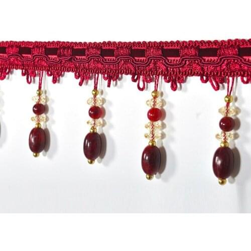 11 Meters / 37.7 Ft 12 Colors Curtain Trimmings Fringes DIY Sewing Tassel