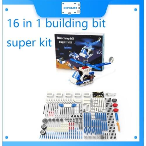 16 in 1 building bit super kit educational robot toy for Python and Makecode programming compatible with microbit V1and V2