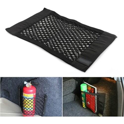Car Accessories Mesh Trunk Organizer Net Nylon SUV Auto Storage Mesh Holder Universal For Cars Luggage Nets Travel Pocket