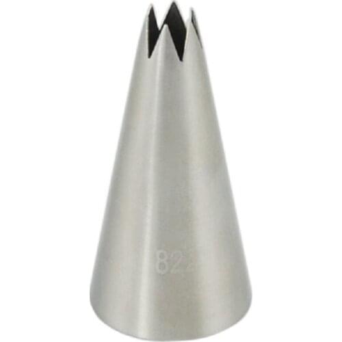 Free Shipping Stainless Steel 304 Open Star Piping Nozzle Cakes Cupcakes Decorating Icing Tips#822