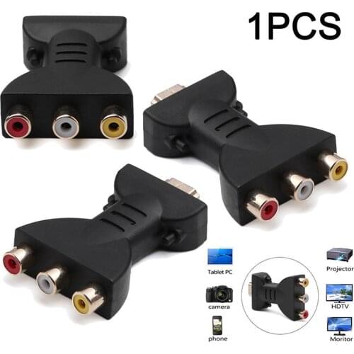 HDMI-compatible to AV audio adapter Audio Adapter AV Component Converter Digital Signal for HDTV DVD Audio Cable