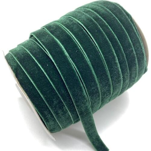 5Yards 6/10/15/20/25mm Velvet Ribbon Wedding Party Decoration Handmade Ribbon Gift Hair Bowknot DIY Christmas Ribbon #S21s15