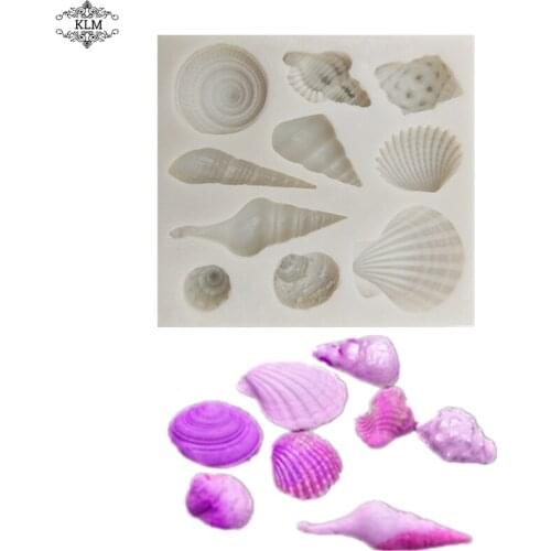 Marine series epoxy resin mold DIY cake decoration tool chocolate mold cake tool cake shop household kitchen supplies KLM