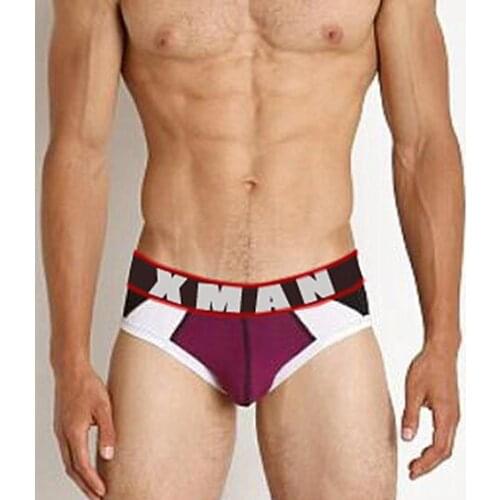 Men Daily Underwear Mens Patchwork Briefs Male Cotton Fashion Brand Boys Sexy Briefs