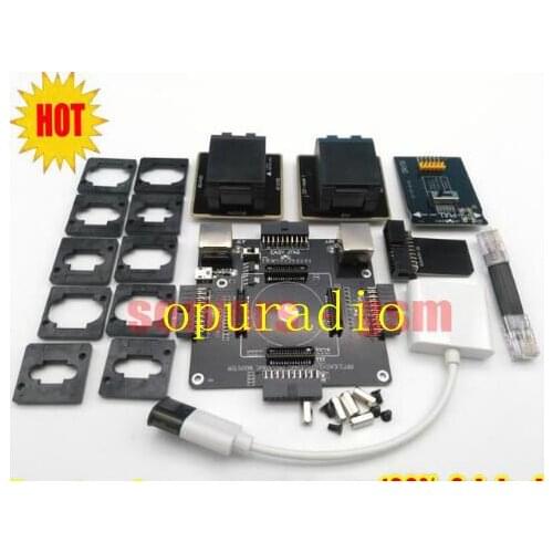 Newest Original E-MATE BOX EMMC doule E-Socket Support BGA100 136 168 153 169 162 186 221 529 254 for Easy jtag plus UFI box Rif