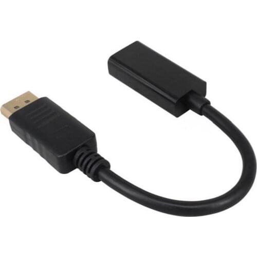 DP to HDMI-compatible Adapter Display Port Male To Female HDMI-compatible Cable Converter Adaptor For Projector Laptop TV 1080P