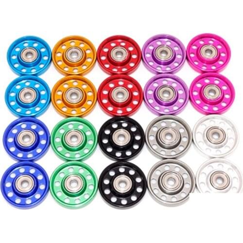 1 set of aluminium alloy 10 holes 13mm rollers for tamiya mini 4wd racing car 1/32 scale 324 store
