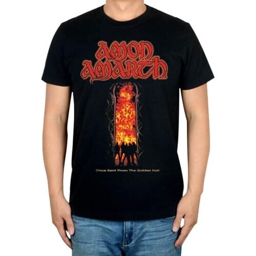 Summer Style Sweden Amon Amarth Rock band men women shirt punk death heavy metal warrior Streetwear Viking mma fitness Rocker