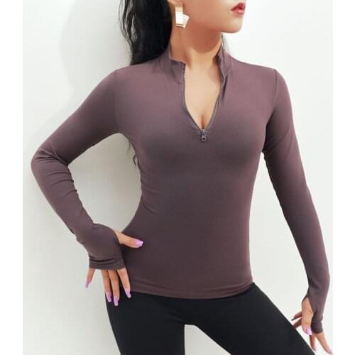 DAIYIC Long Sleeve Yoga Shirts Sport Top Fitness Yoga Top Gym Top Sports Wear For Women Push Up Running Full Sleeve Clothes