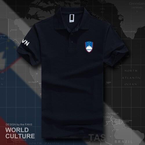 Slovenia Slovene SVN Slovenija SI polo shirts men short sleeve white brands printed for country cotton nation fashion clothes 20