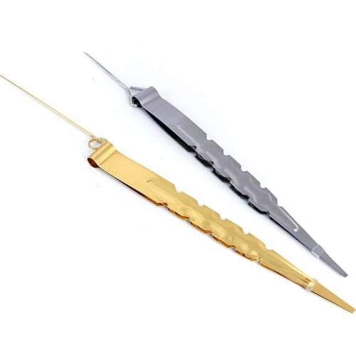 1PC 22cm Metal Shisha Hookah Charcoal Tongs Tweezers Or Water Pipe Shisha Gold Silver Accessories Gadget New
