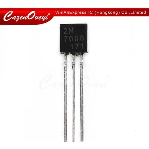 20pcs/lot 2N7000 7000 TO-92 In Stock