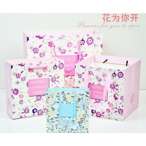 Paper packaging cake flowers handbag wedding fresh gift bags clothing shopping cosmetic bag papieren zakjes пакетики упаковочные