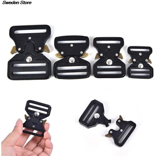 Quick Side Release Metal Strap Buckles For Webbing DIY Bags Luggage Clothes Accessories DIY Sewing Webbing Clip Buckles