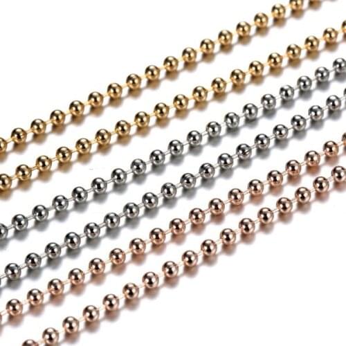 1pcs 80cm Faceted Ball Chain for My Coin Frame Pendant Locket Necklace