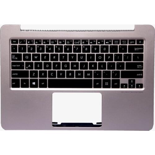 Laptop US Backlight Keyboard upper Shell Cover case for Asus zenbook UX330 UX330U UX330UA UX330C UX330CA Gold silver