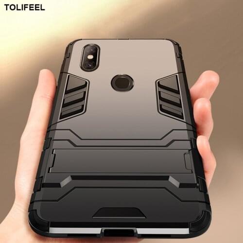 For Xiaomi Mi MiX 3 2 2S Case Silicone Cover Anti-Knock Hard Plastic Robot Armor Slim Back Cases For Xiaomi MiX 2S Mix2 3 Cover