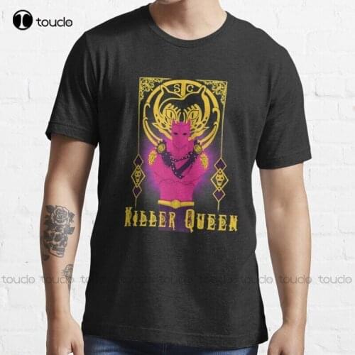 New Deco Killer Queen Jojos Bizarre Adventure T-Shirt Graphic Tshirts For Women Cotton Unisex Tee Shirt