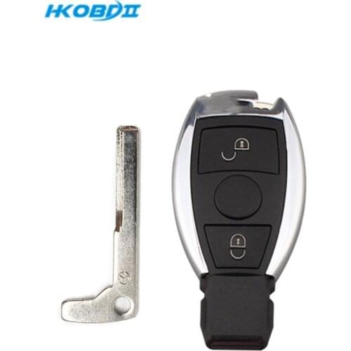 HKOBDII 2 Buttons Smart Remotes Car Key 315/433MHz for For Mercedes Benz MB 2000+ NEC BGA Type Remote Key Fob with LG