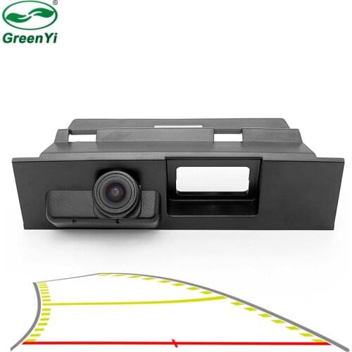 HD 4089T Dynamic Trajectory Parking Line Car Tracks Trunk Handle Rear View Camera For Ford New Mondeo 2014 2015 2016 2017