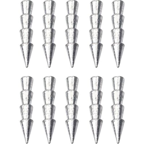 10 Count Nail Weight Sinker Fishing Worm Insert Weights Sinks Tackles Lures