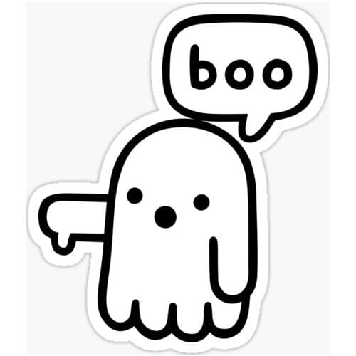 Ghost Of Disapproval Sticker