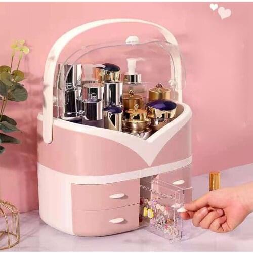 Makeup Jewelry Organizer Drawer Desktop Cosmetic Storage Case Nail Polish Lipstick Display Rack Beauty Container