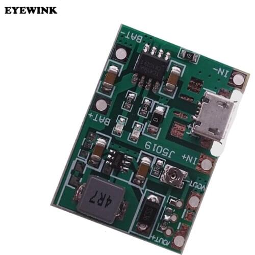 100pcs 3.7V 4.2V Lithium Li-ion 18650 Battery Charger Board DC-DC Step Up Boost Lithium Battery Charging Step-Up Board Module
