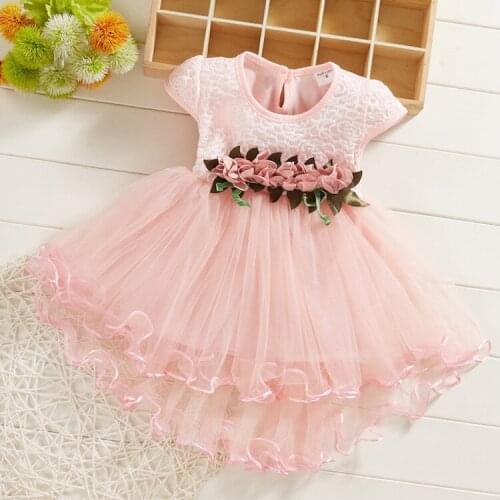 Baby Girls Summer Dress Newborn Fashion Lovely Style Dress Girls Wedding Party Dress For Bebes Infant Clothing