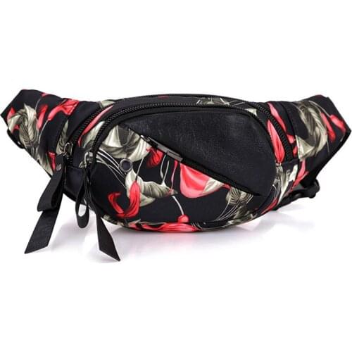 8PCS / LOT Waist Bag Women Zipper Fanny Pack Multifunction Designer Men Belt Bag High Quality Waist Packs Phone Bag