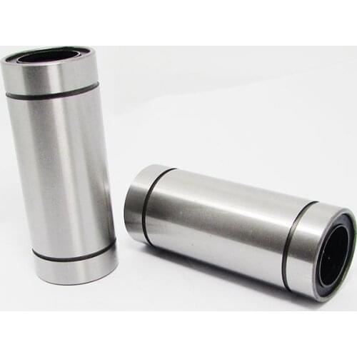 2pcs/lot Free Shipping LM8LUU long type 8mm linear ball bearing CNC parts for 3D printer