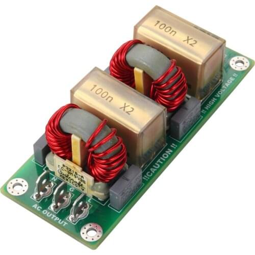 Assembled HiFi EMI Filter 2 Level High Current Filter Module 12A AC Purification