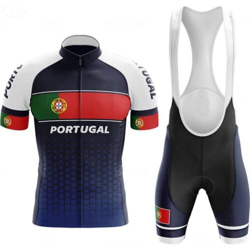 Portugal Cycling Clothing 2021 Triathlon Mens Race Cycling Jersey Set Bicycle Clothing Bike Wear Clothes MTB Maillot Ciclismo
