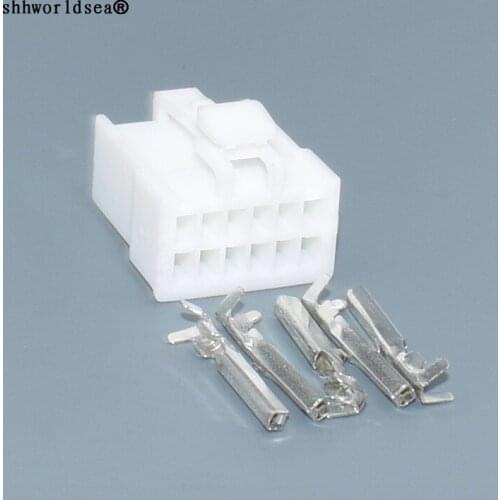 Worldgolden 12 Pin Female 1.2mm Car Connector Automotive Electrical Plug 7123-8828