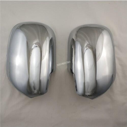 Rear view mirror For Toyota 4Runner Prado FJ120 Hilux surf Hiace 2016 ABS Chrome plated door mirror covers Car accessories