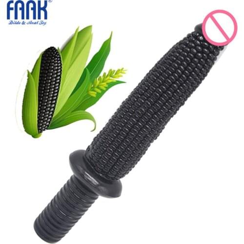 Handle Corn Simulation Penis For Women Dildo Female masturbator G Spot Anal Plug Adult Sex Toys