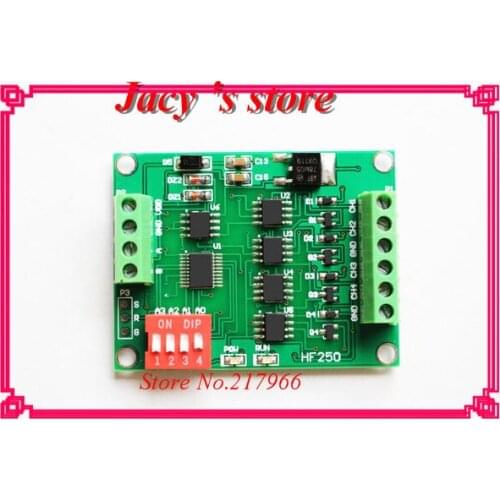 0-20mA 4 channel DA generator RS485 communication current signal generator , module ,PP