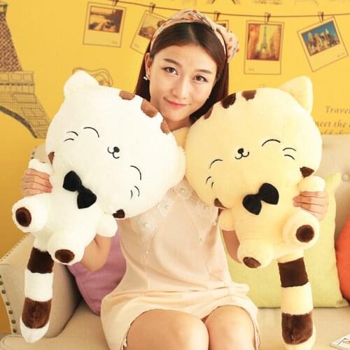 1Pcs 20CM Cute Cat Shape Stuffed Doll Toys Creative Birthday Gift for Girl Soft Sofa Pillow Cushion