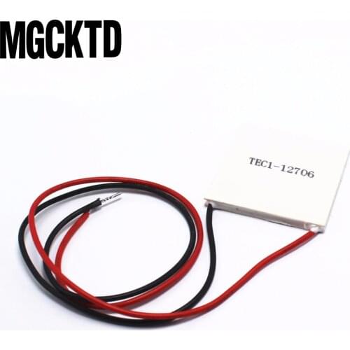 10PCS/LOT TEC1-12706 12v 6A TEC Thermoelectric Cooler Peltier Heatsink Plate Module 40x 40x 3.75(mm )
