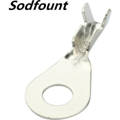 100pcs/lot ,DJ431-4A/B/C/D 4.5mm brass tinned automotive terminal block cold-pressed terminal, suitable for 0.2-4mm2