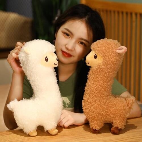 33-85cm Super Soft Alpaca Plush Toys Stuffed Animal Pillow Children Sleeping Pillow Birthday Gift Creative Plush Alpaca Toys