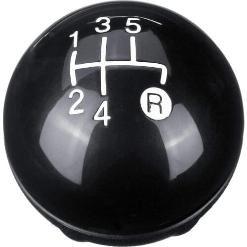 5 Speed Black Gear Shift Knob Kit For Fiat 500 500c 2012-2013