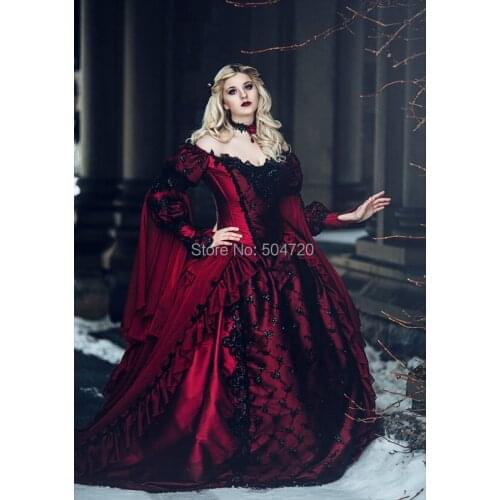 Tailored! 18 Century French Duchess Retro medieval Renaissance Reenactment Theatre Civil war Victorian dress HL-479