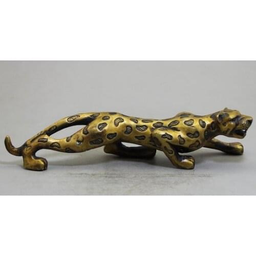 SIMULATION LEOPARD RESIN ART&CRAFT DECORATION HOME ORNAMENTS START BUSINESS MOVE INTO NEW HOUSE PRESENT X4157