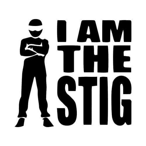 Personality Attractive I Am The STIG Vinyl Stickers Gym Home Decor Interior Design Murals